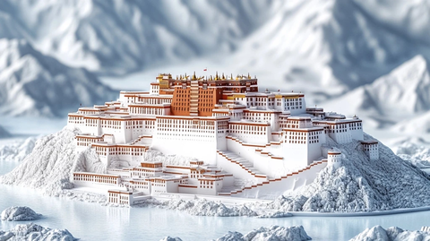 冰雪布达拉宫
