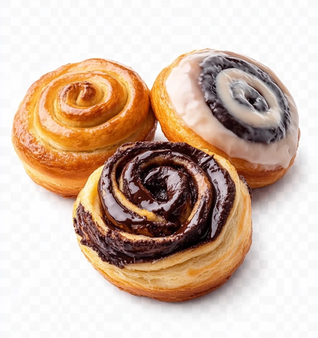 草莓奶油芝士丹麦卷