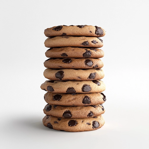 高堆巧克力曲奇饼干