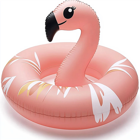 粉色火烈鸟泳圈