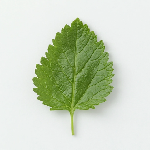 白底香菜叶高清摄影