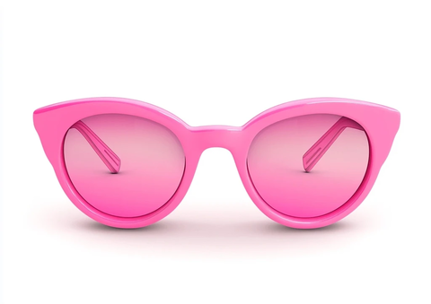 粉色太阳镜