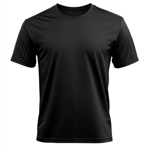 黑色T恤模板