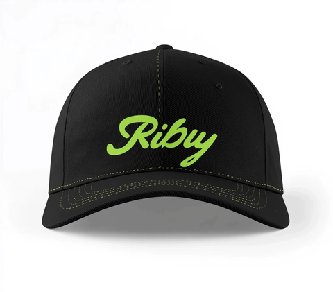 Ribby黑色棒球帽