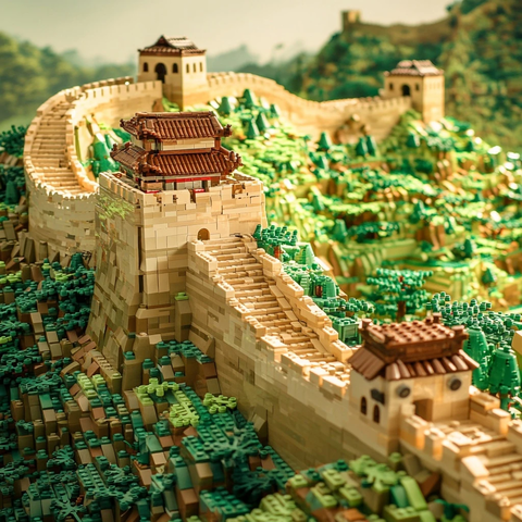 乐高版长城