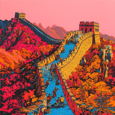 秋彩长城