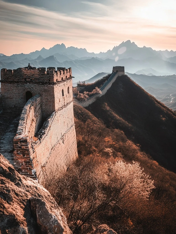 暮霭长城