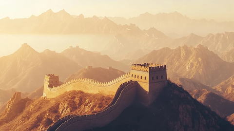 金色光辉长城