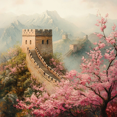 繁花中的长城