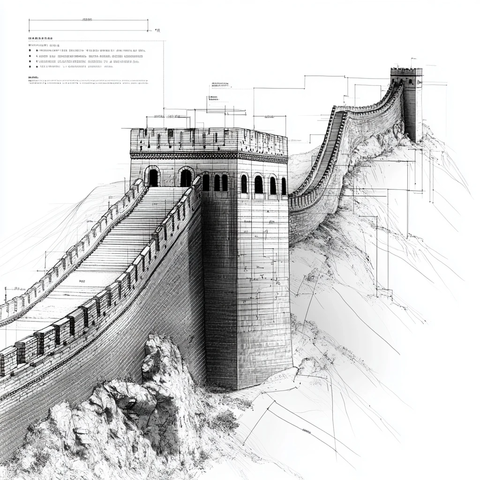 长城建筑图