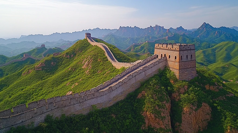 翠岭长城夏日景