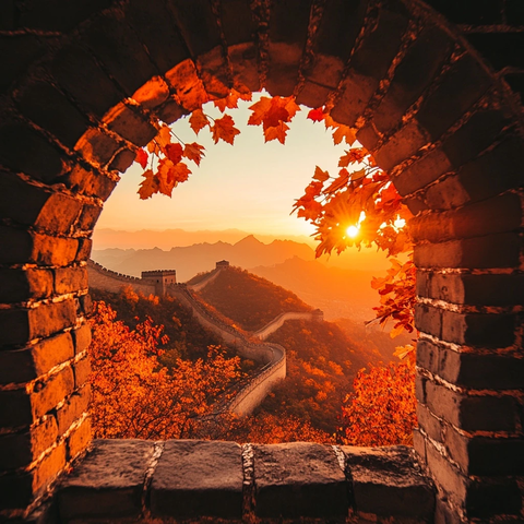 秋日长城