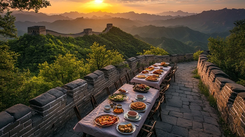 长城晚宴景