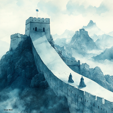 长城卷轴播放按钮