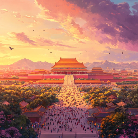 中国艺术庆祝国庆