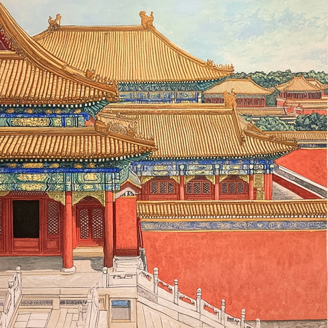 传统中国绘画中的紫禁城