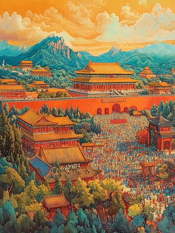 中国艺术与国庆庆祝