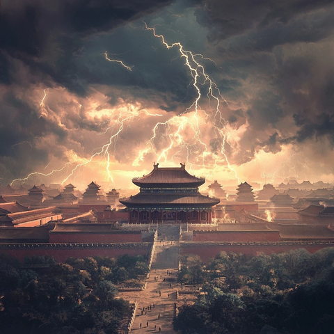 紫禁城雷电目标