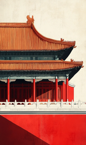 紫禁城建筑与飞檐