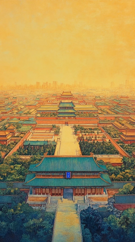 紫禁城俯瞰图