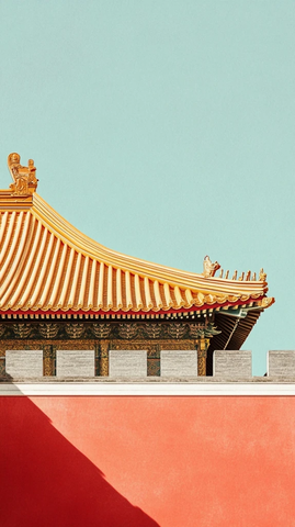 故宫屋檐与建筑