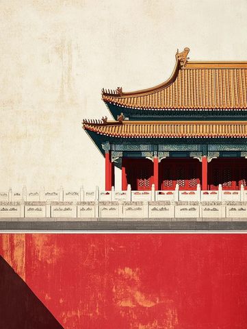 紫禁城建筑与飞檐