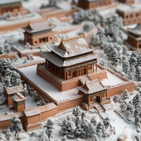 紫禁城雪景