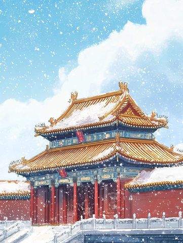 故宫雪景