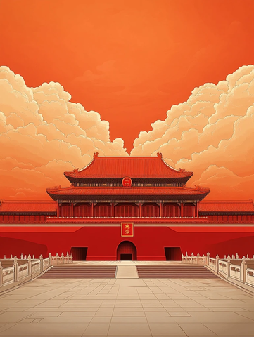 天安门广场形状