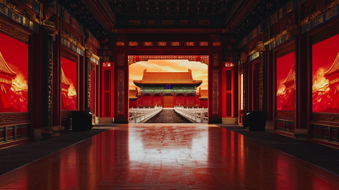 数字故宫展览概念