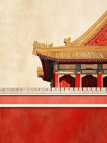 紫禁城建筑与飞檐