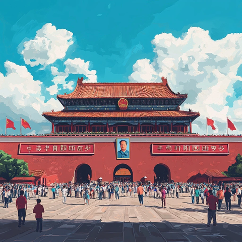 北京国庆节夜景