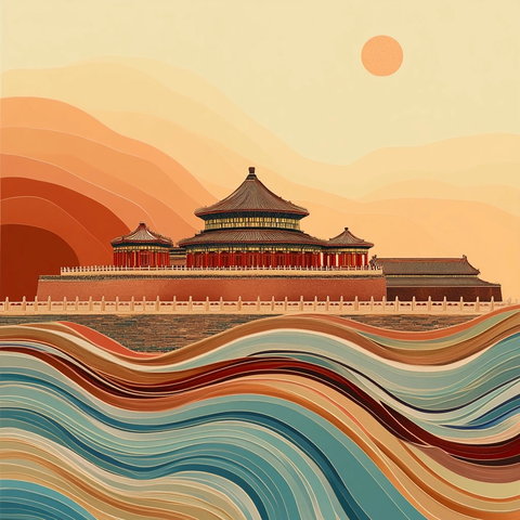 故宫刺绣工艺线条艺术