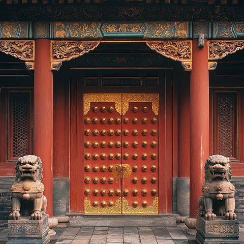 中国皇宫大门
