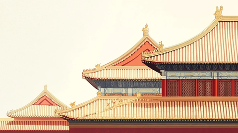 紫禁城建筑与飞檐