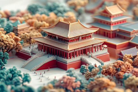 多维纸艺中国风插图