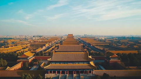 紫禁城金色屋顶