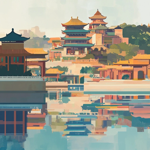 古代城市平面图