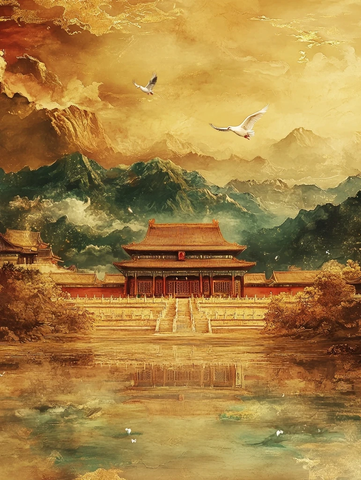 天安门广场红锦白鸽飞