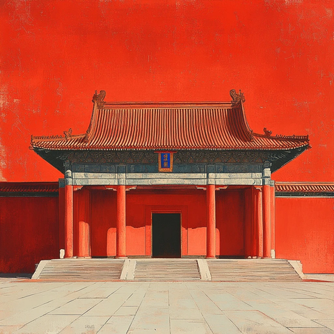 紫禁城建筑与飞檐