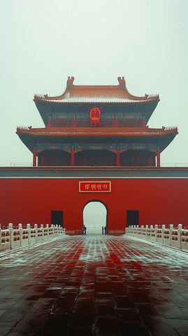 天安门广场升旗仪式