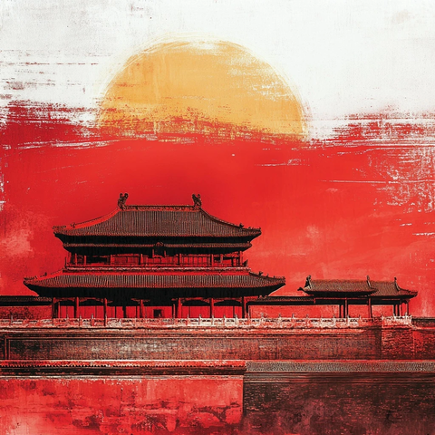 紫禁城建筑与长城