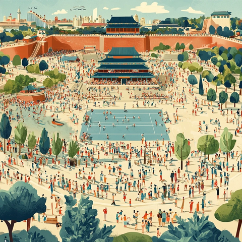 紫禁城内夏季奥运会