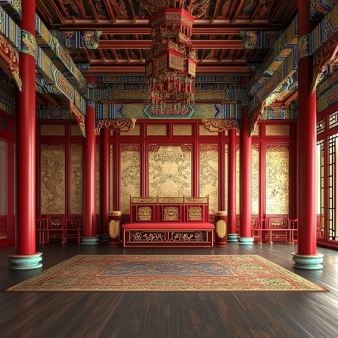 宫殿房间背景