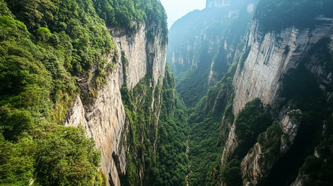 自然景观俯瞰图