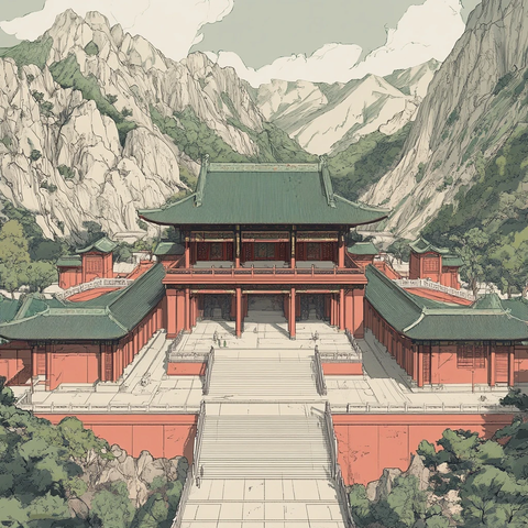山间宫殿