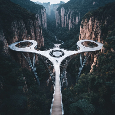 古代船变科幻钢桥