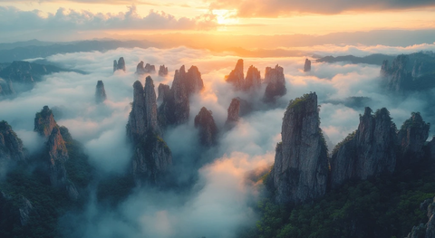 飞龙石云顶风光