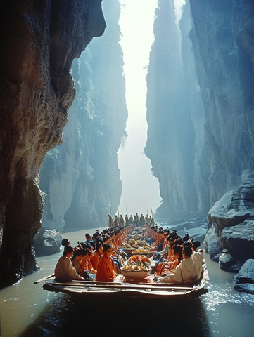 漂浮女性的祭祀仪式