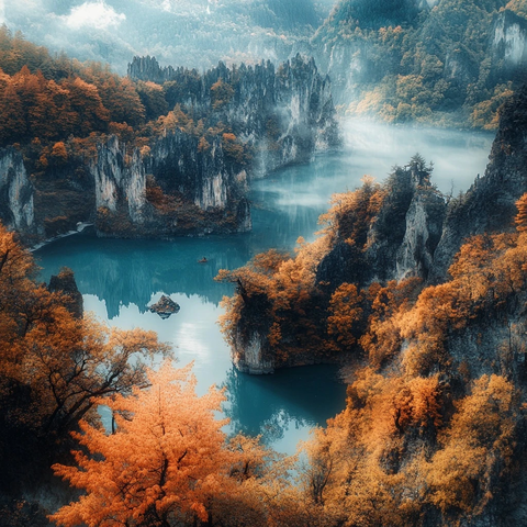 秋日枫林高画质摄影